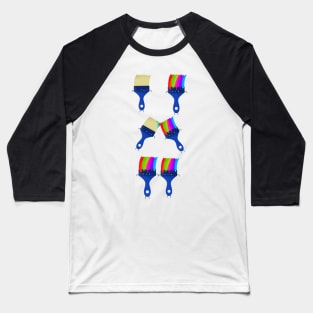 Brush spreading its colors Baseball T-Shirt